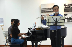Andrea Villegas y Michael Ramírez, dos artistas jóvenes de nuestro país, tendrán a su cargo el concierto de flauta piano